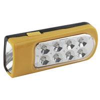 Фонарь Трофи TKB8L 2 в 1 8LED + 1LED, пластик, 3хАА, полиб, Китай