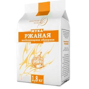 Мука ржаная обдирная 1,8 кг, фото 2