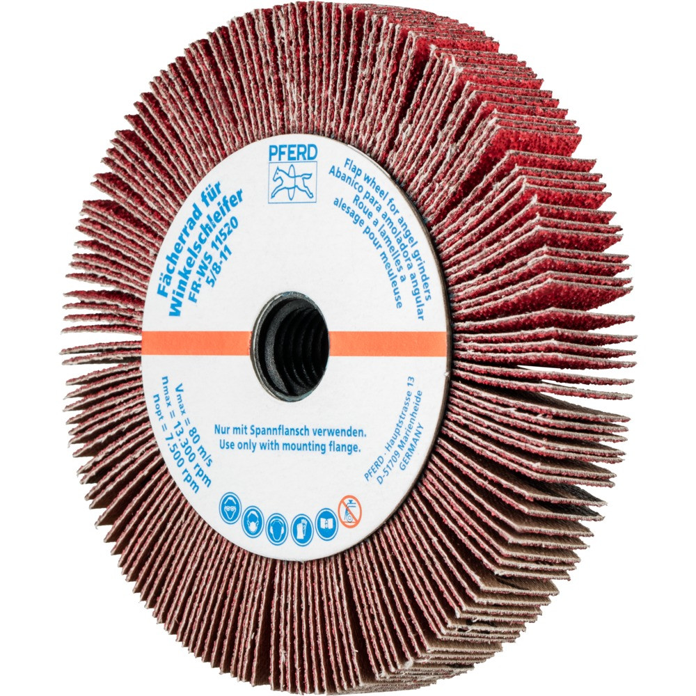 Круг шлифовальный лепестковый 115 мм, шириной 20 мм FR WS 11520 5/8-11 CO-COOL для угловых шлифовальных машин