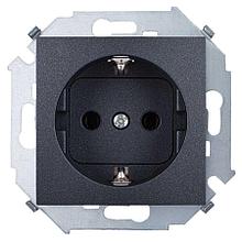 1591432-038 Розетка с заземлением Schuko 2Р+Е 16A
250В~ цвета графит