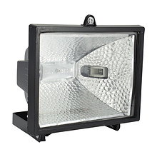 Прожектор галогенный RFG 001 Black 500W 230V R7s IP44
c блоком защиты черный ETP