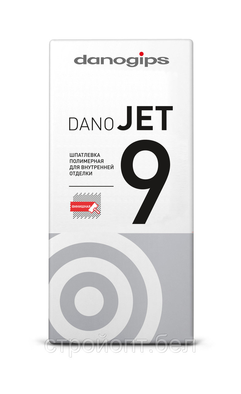 Финишная полимерная шпатлевка DANOGIPS DANO JET 9, 20 кг, РФ - фото 3 - id-p126031578