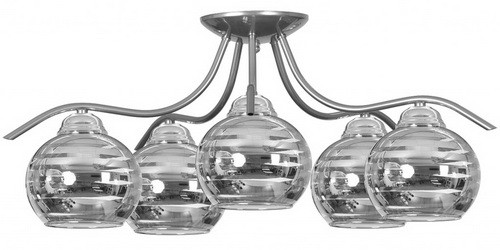 Светильник подвесной EMIBIG BOVER 5 SILVER 818/5 5X60W,
E27
