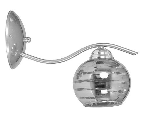 Светильник настенный EMIBIG BOVER K1 SILVER 818/K1 1X60W,
E27