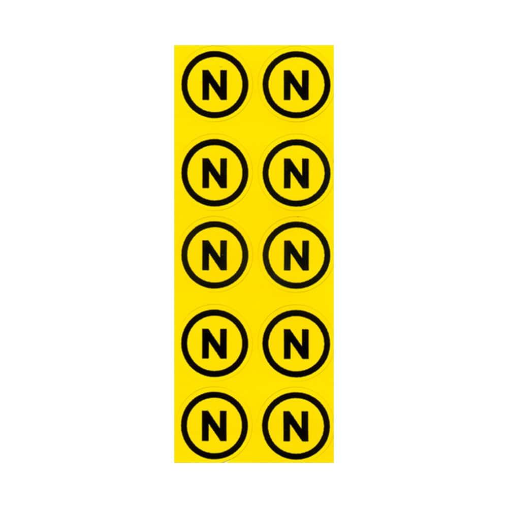 Комплект наклеек из 10 шт. "N", р-р 1,5*1,5см, цветн.,
с/к из пленки ПВХ, с подрезкой