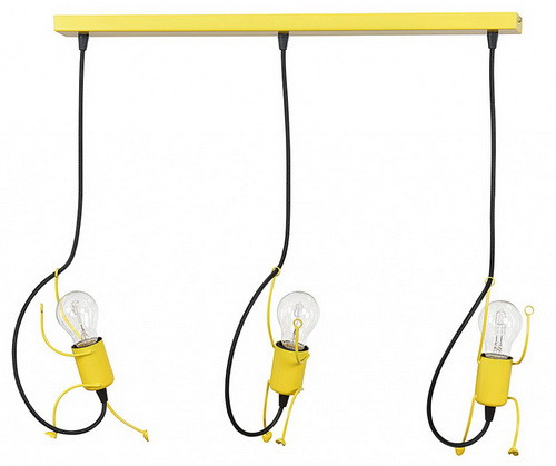 Светильник подвесной EMIBIG BOBI 3 YELLOW 536/3 3X60W,
E27