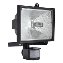 Прожектор галогенный с датчиком движения
RFG 005 Black 500W 230V R7s IP44 черный ETP