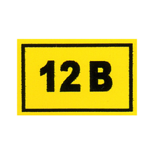 Комплект наклеек из 10 шт. "12в", р-р 1*1,5см , 
цветн., с/к из пленки ПВХ, с подрезкой