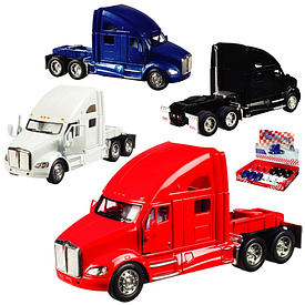 Машина металлическая Kenworth t700   открываются двери, инерция 1:68 Kinsmart