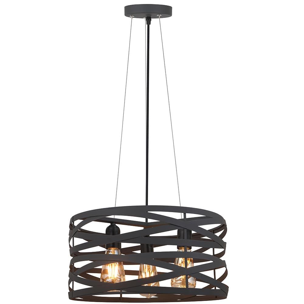 Светильник подвесной HN8069A BLACK (черный), 3xE27,
40W, ETP
