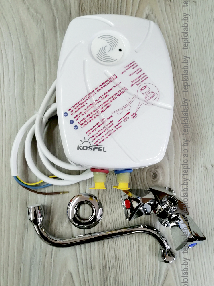Водонагреватель проточный Kospel EPS2 Twister, 3.5 кВт - фото 2 - id-p70064807