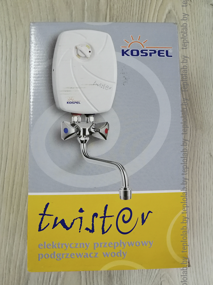 Водонагреватель проточный Kospel EPS2 Twister, 4.4 кВт - фото 8 - id-p70099039