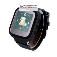 Умные часы детские Smart Baby Watch Q80 с медведем
