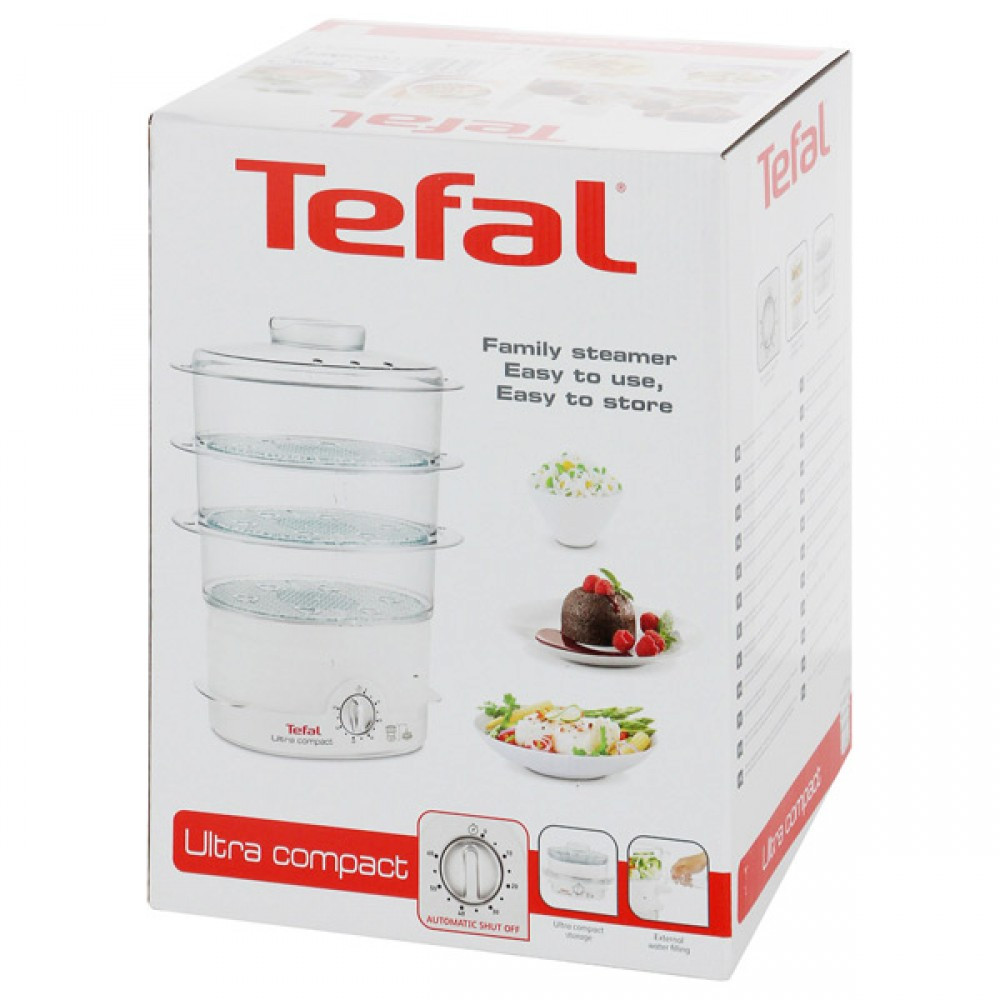 VC1006 Пароварка Ultra Compact TEFAL - фото 2 - id-p76339334