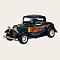 Машина металлическая Ford 3-Window Coupe 1932 открываются двери, инерция 1:36 Kinsmart, фото 2