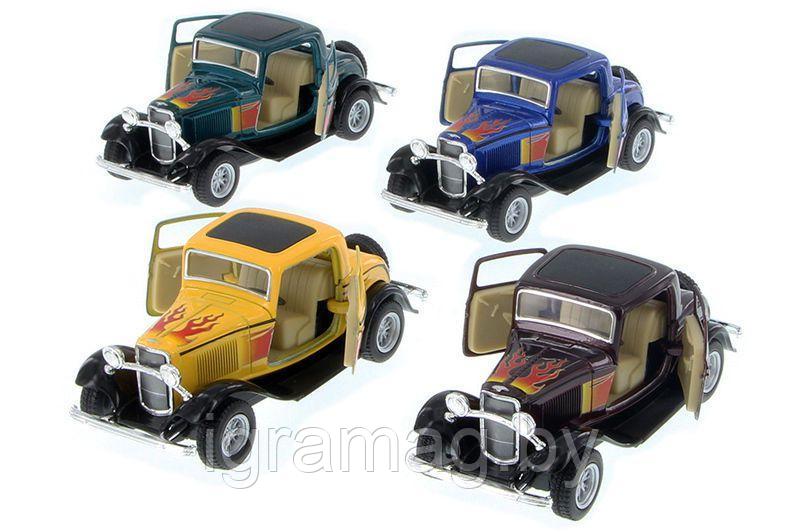 Машина металлическая Ford 3-Window Coupe 1932 открываются двери, инерция 1:36 Kinsmart