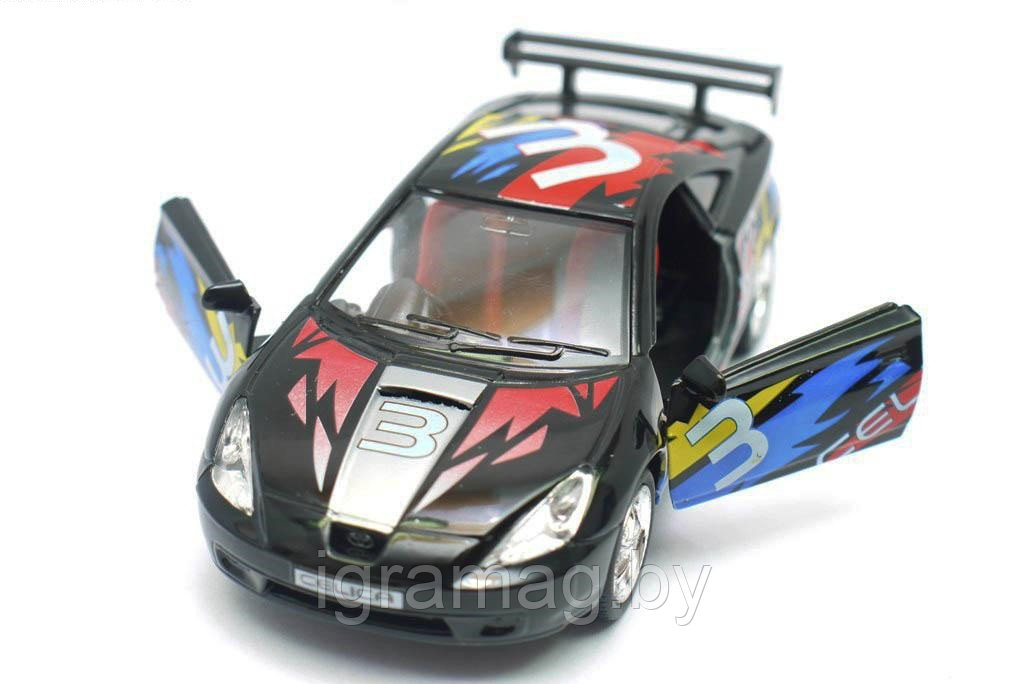 Машина металлическая Toyota celica открываются двери, инерция 1:34 Kinsmart