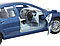 Машина металлическая Mitsubishi lancer evolution vii открываются двери, инерция 1:34 Kinsmart, фото 2