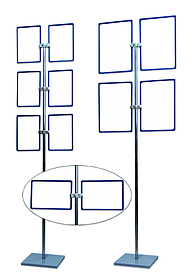 Стойка с рамками для информации