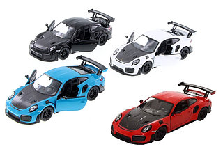 Машина металлическая Porsche 911 GT2 RS открываются двери, инерция 1:36 Kinsmart
