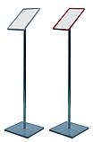 Хромированная стойка для информации с изменяемым углом наклона, фото 3