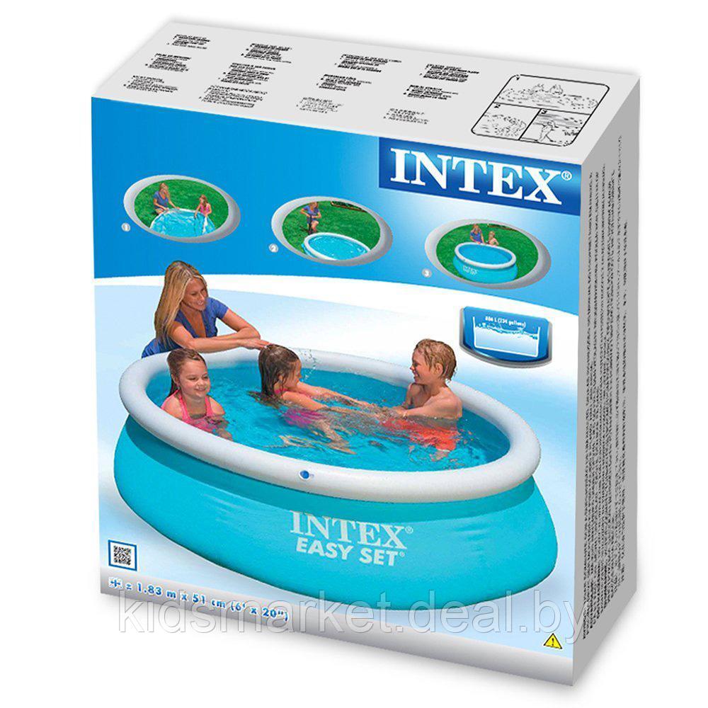 БАССЕЙН НАДУВНОЙ INTEX 28101 EASY SET POOL 183 х 51 - фото 4 - id-p126065553