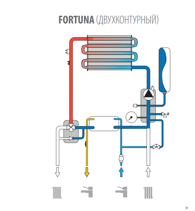 Газовый котел Ferroli Fortuna F 20 - фото 4 - id-p126050290