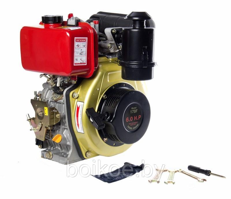 Двигатель дизельный ZIGZAG SR 178 F (6 л.с., шпонка 25 мм) - фото 3 - id-p126081733