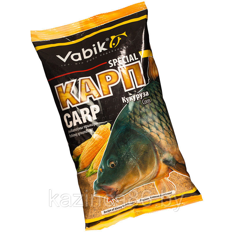 Прикормка Vabik Special Carp Corn (Кукуруза) (1кг)