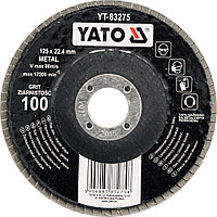 Круг лепестковый 125мм Р40 "Yato" YT-83272
