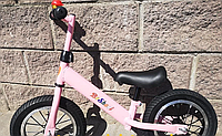 S-03 Беговел детский 12" BoShuai, НАДУВНЫЕ колеса, руль и сидение регулируется, от 2 лет, разные цвета