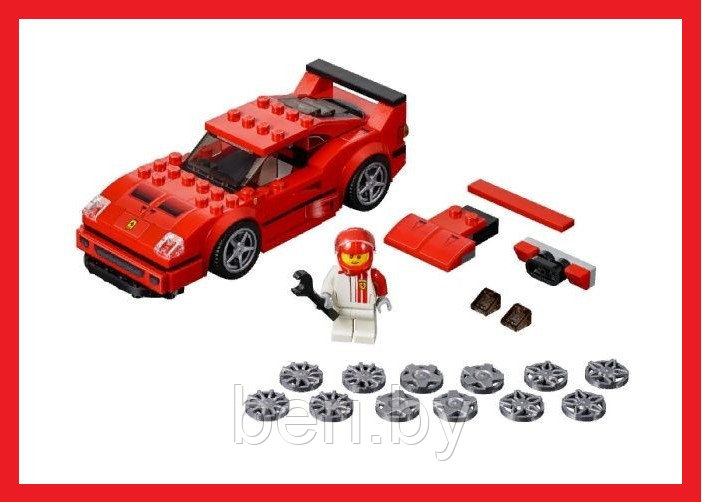 11253 Конструктор Lari Speeds «Speed Champions Ferrari F40 Competizione», Аналог LEGO Creator 75890 - фото 2 - id-p126110955
