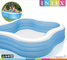 Надувной бассейн Intex Волны, сливной клапан, интекс 57495