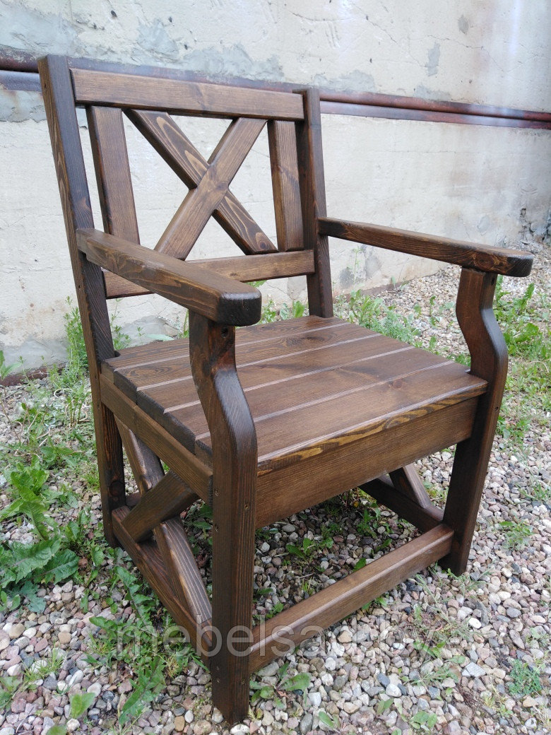 Кресло садовое из массива сосны "Прованс Премиум" - фото 7 - id-p126168227