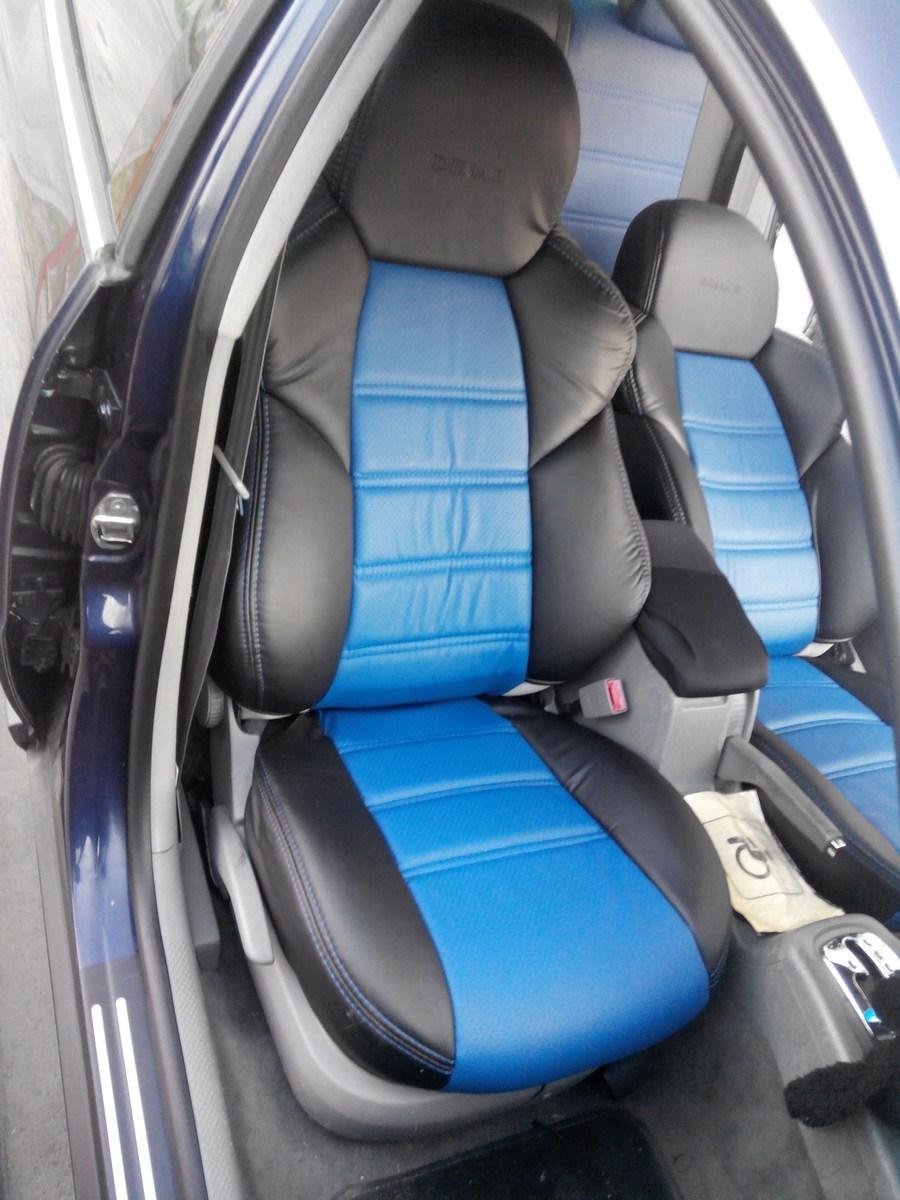 Чехлы на сидения Dinas Drive, универсальные, черно-синий - фото 1 - id-p114315468