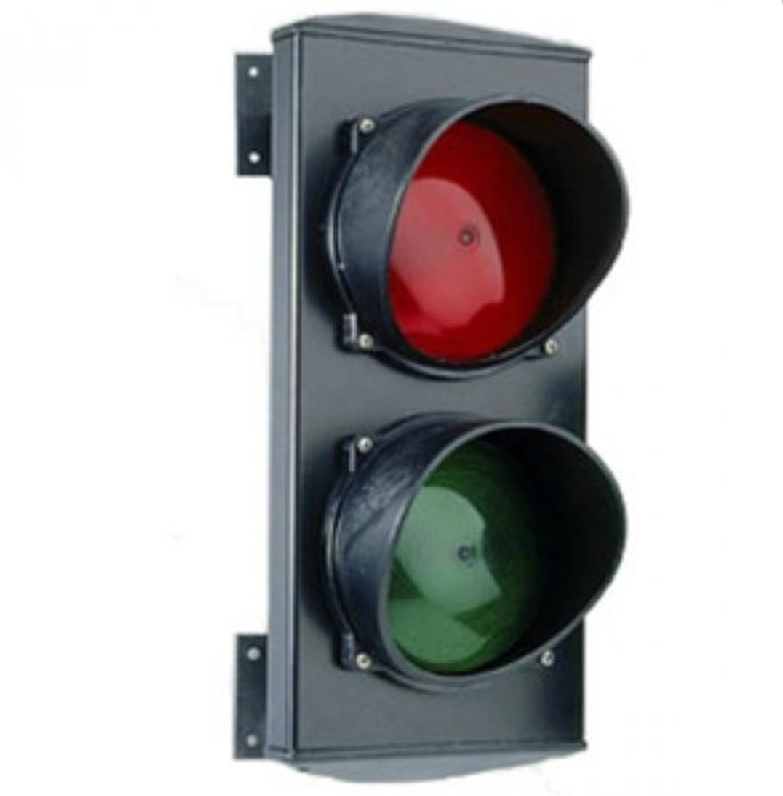 Светофор двухпозиционный (красно-зеленый) ламповый 230В CAME (арт.001PSSRV1)
