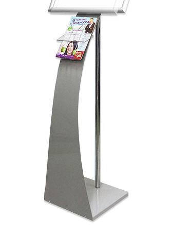 Рекламная стойка Грация с изменяемым углом наклона и расположения рамки - фото 3 - id-p126270025