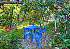 "Комфорт-5" (с квадратным столом) - набор садовой мебели из пластика, фото 2