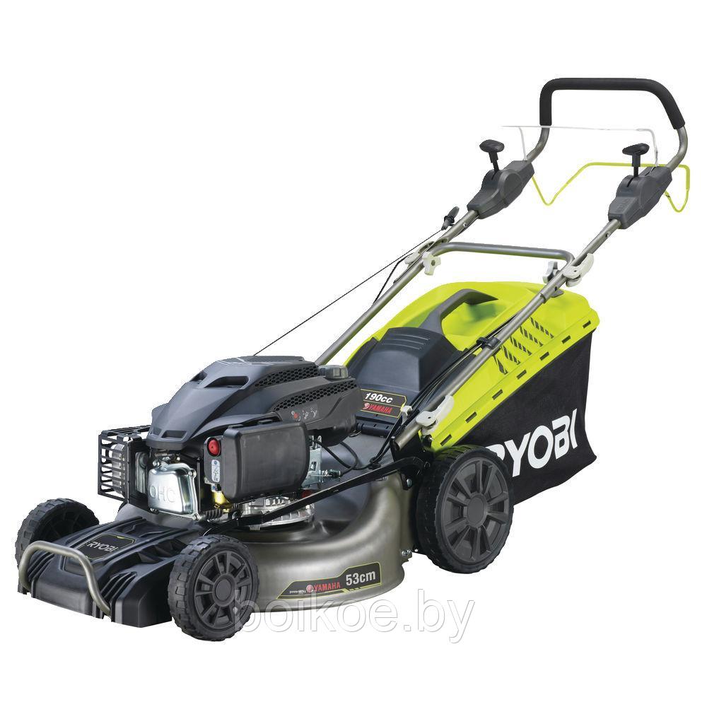 Газонокосилка бензиновая самоходная RYOBI RLM53190YV (4.3 л.с., Yamaha)