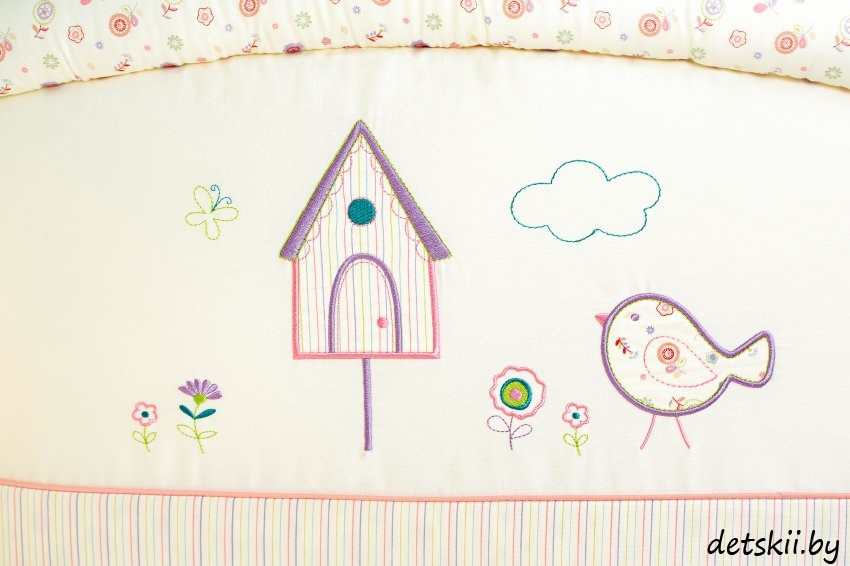 Комплект детского постельного белья Lappetti Домик для птички 6 предметов - фото 3 - id-p126270661