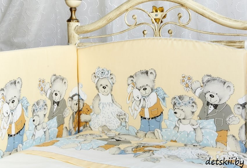 Комплект детского постельного белья Lappetti Мишкины игрушки 6 предметов - фото 1 - id-p126271456