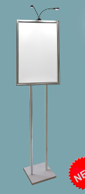 Рекламная стойка с клик рамкой, светодиодной подсветкой (верт., горизонт.) - фото 2 - id-p126274441