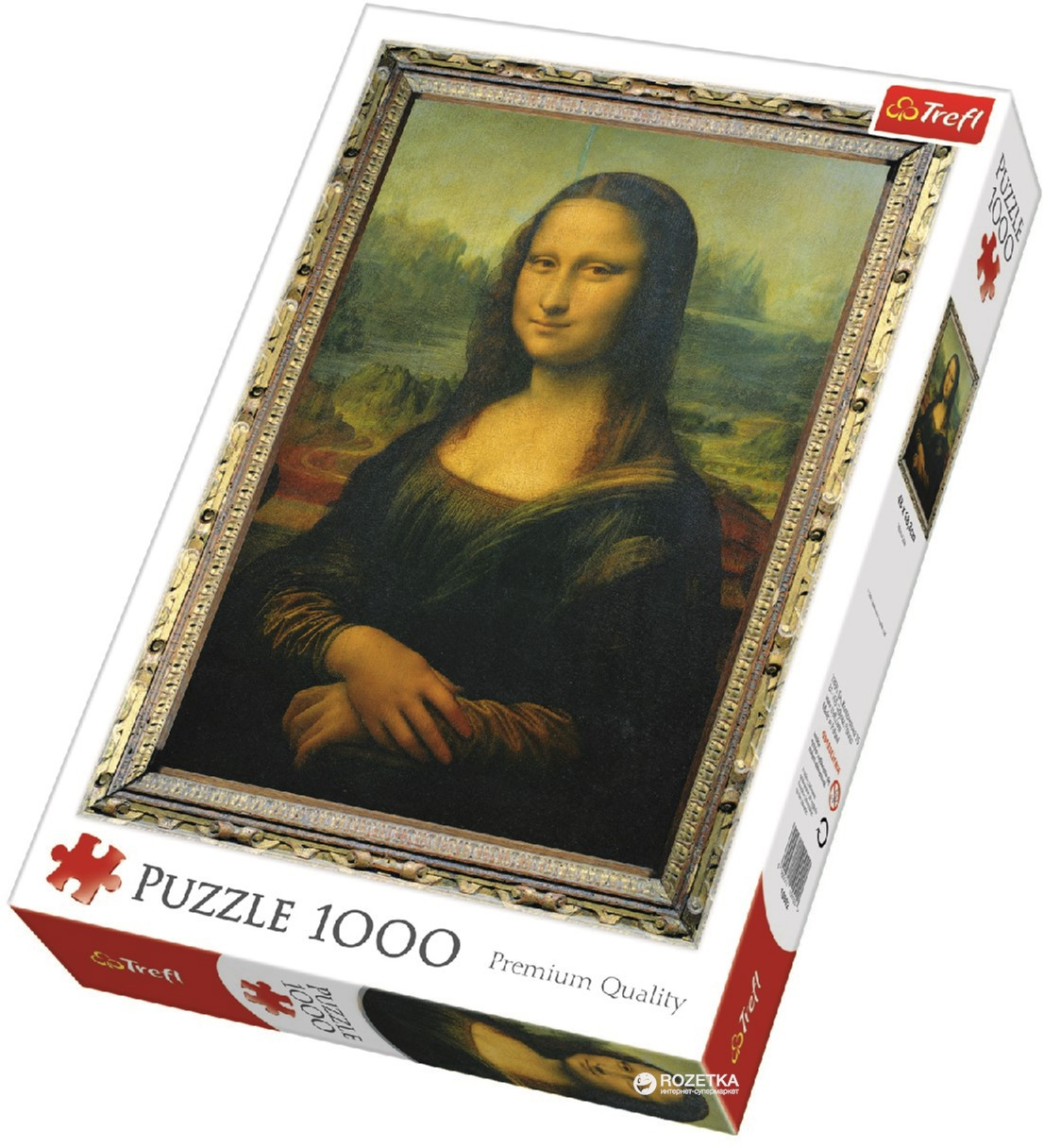 Пазл Trefl "Мона Лиза" 1000 элементов, картонная коробка - фото 1 - id-p126296987