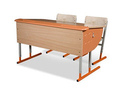 Парты(моноблоки) школьные, столы и стулья ученические 