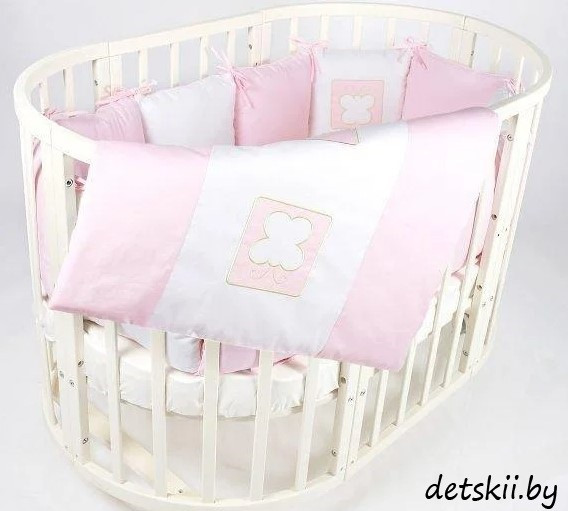 Комплект детского постельного белья в овальную кровать Lappetti Игрушки 6 предметов - фото 3 - id-p126313584