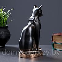 Статуэтка "Кошка египетская" 20см бронза, фото 4
