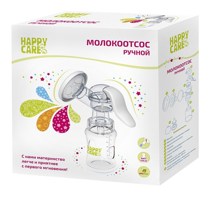 Молокоотсос ручной Happy Care