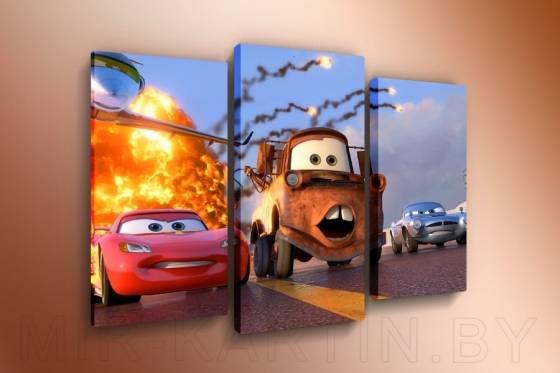 Модульные картины Мультфильмы 60x100 КМ68495