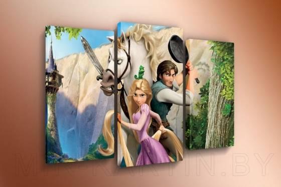 Модульные картины Мультфильмы 60x100 КМ684104