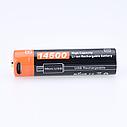 Аккумулятор 14500 FiTorch (750 mAh) с зарядкой USB, фото 4